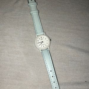 Feminine Light Blue Watch